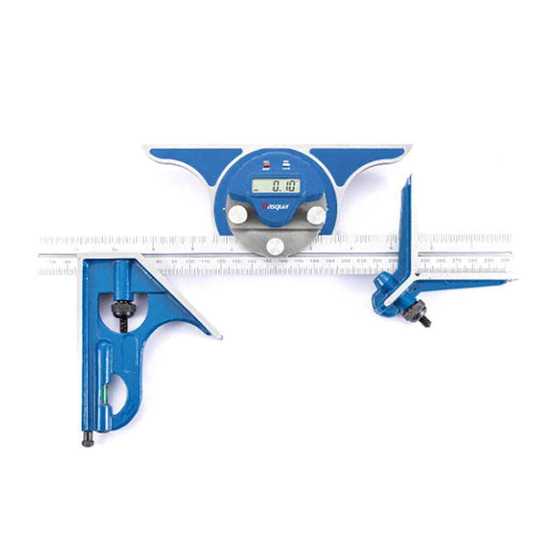 زاویه سنج سه تکه با خط کش 12کش — 0-100mm