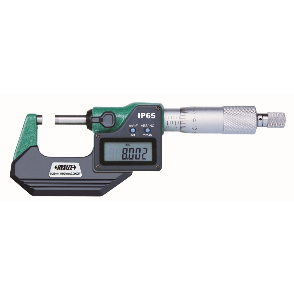 میکرومتر دیجیتال اینسایز (Insize) خارج سنج 200-225 میلی متر مدل 225-3101