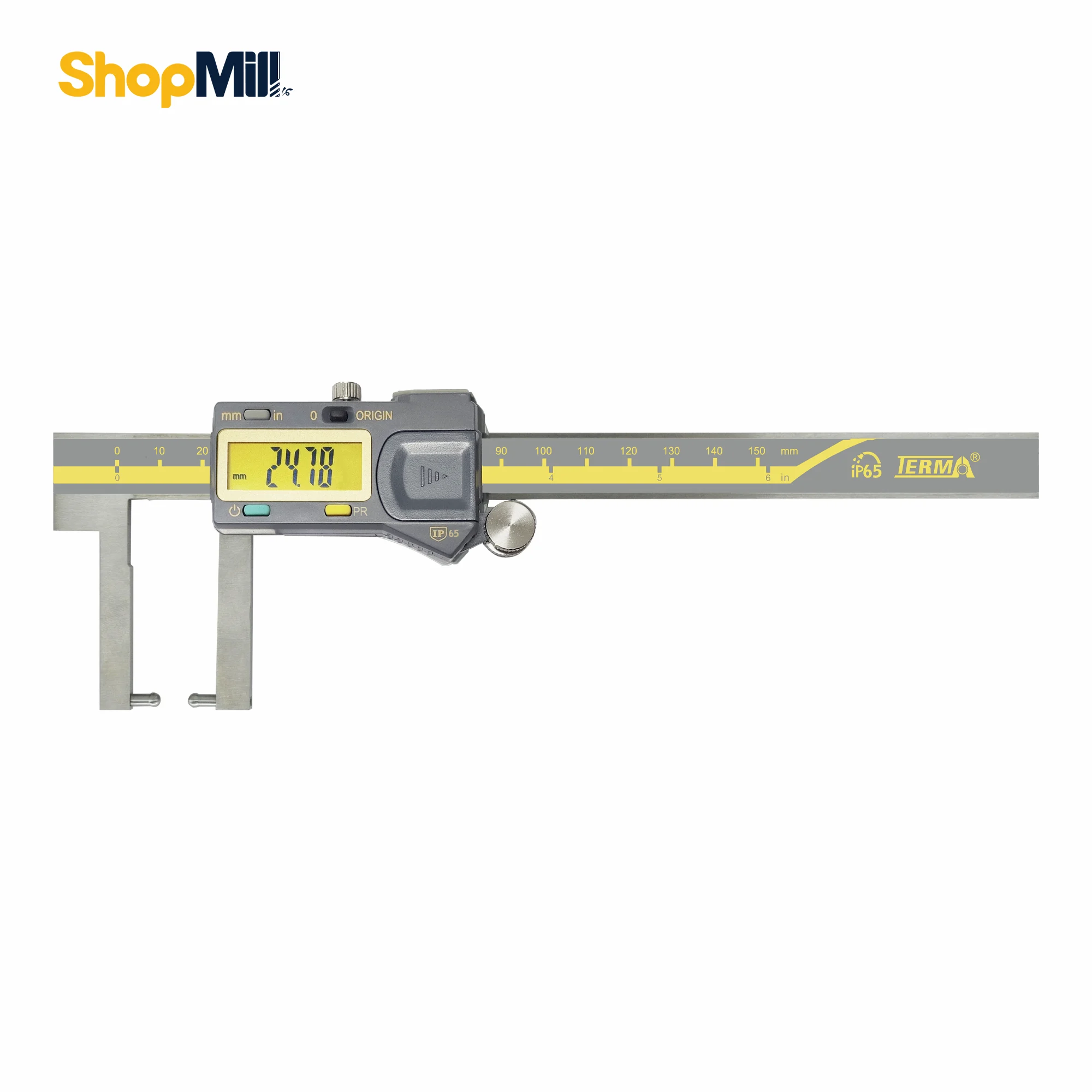 کولیس 20سانت دیجیتال شیار ترما (TERMA) مدل YDA100F-200