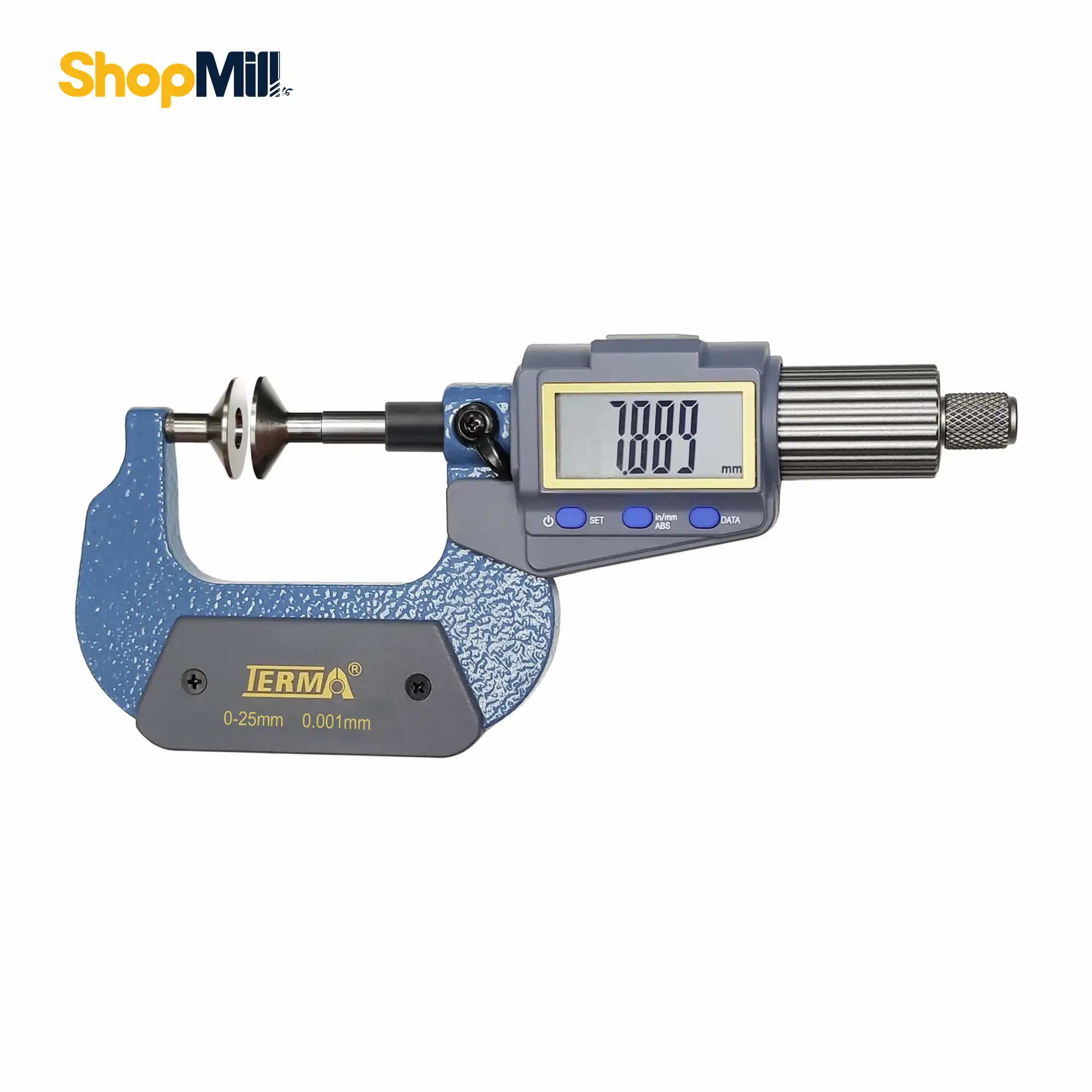 میکرومتر 0-25دیجیتال بشقابی ترما (TERMA) مدل MD730G-25