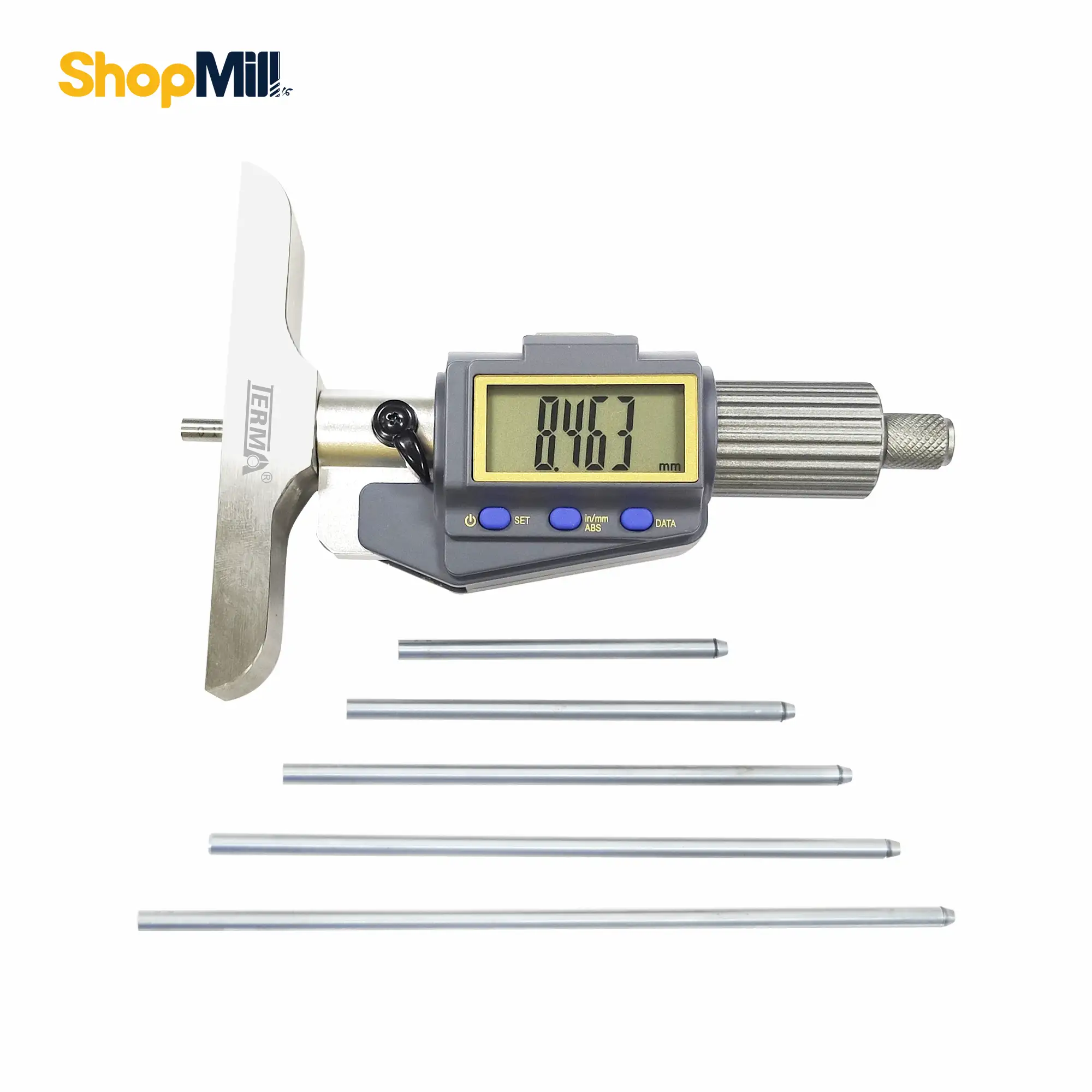میکرومتر عمق سنج 150دیجیتال ترما (TERMA) مدل MD710DD-150