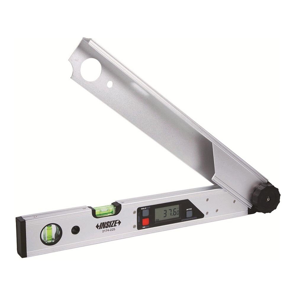 زاویه سنج دیجیتال اینسایز (Insize) 46 سانت آب تراز دار مدل 225-2174