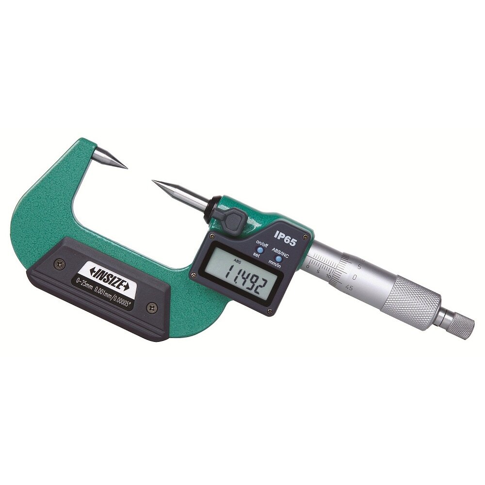 میکرومتر سوزنی اینسایز (Insize) 0-25 میلیمتر خارج سنج مدل 25BA-3530